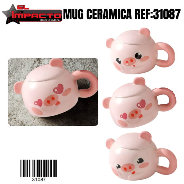 MUG CON TAPA 31087