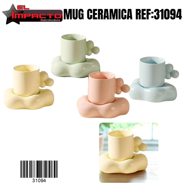 MUG CON TAPA 31094