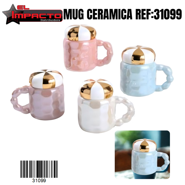 MUG CON TAPA 31099