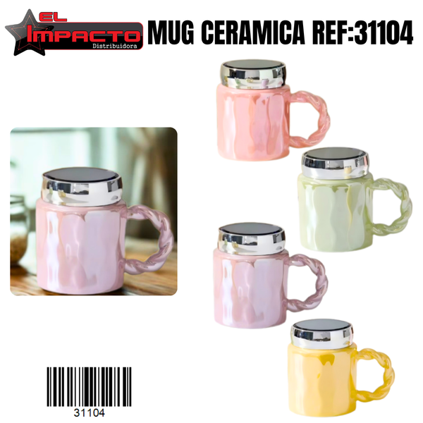 MUG CON TAPA 31104