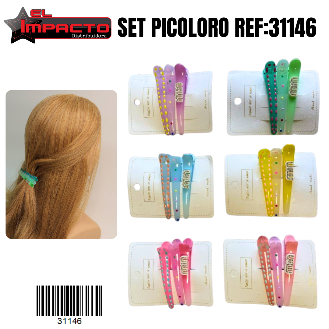 SET PICOLORO x3 31146 – Distribuidora el Impacto