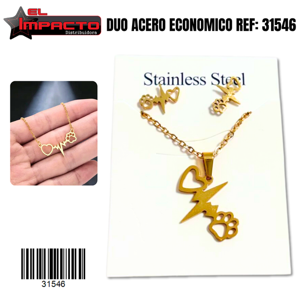DUO ACERO ECONOMICO 31546