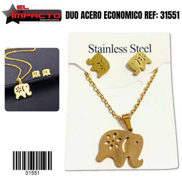 DUO ACERO ECONOMICO 31551