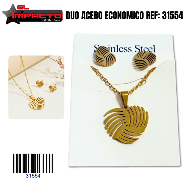 DUO ACERO ECONOMICO 31554