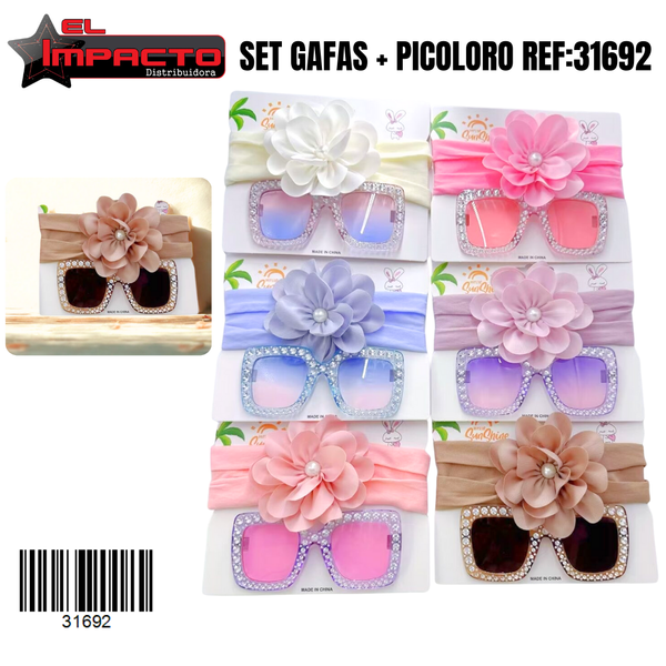 SET GAFAS + BALACA NIÑA 31692