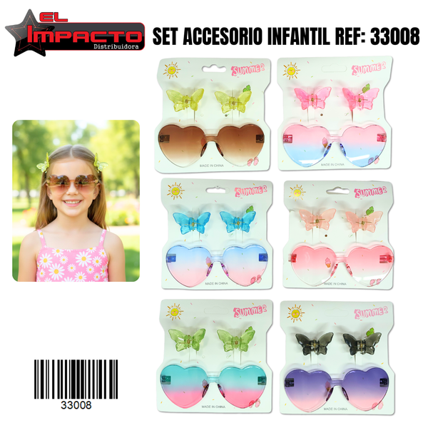 SET GAFAS + CAIMÁN NIÑA 33008