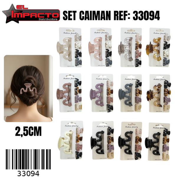 SET CAIMAN PASTA 33094
