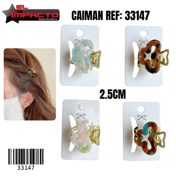 MINICAIMAN METALICO 33147