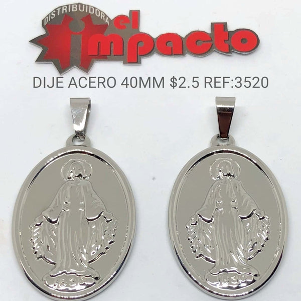 DIJE ACERO VIRGEN 3520