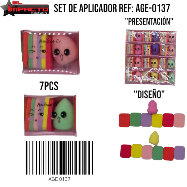 SET DE APLICADOR AGE0137