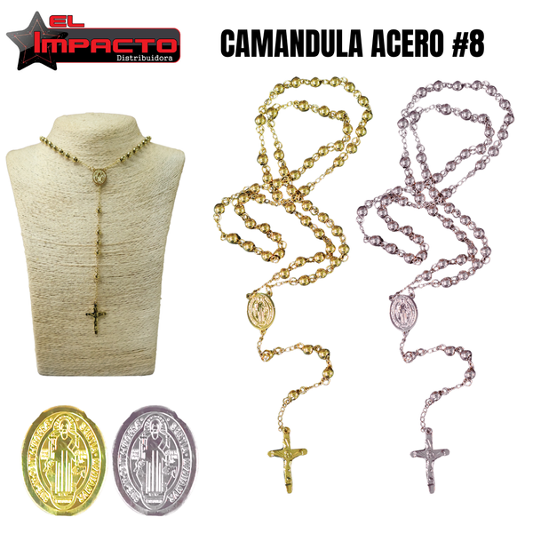 CAMANDULA ACERO #8