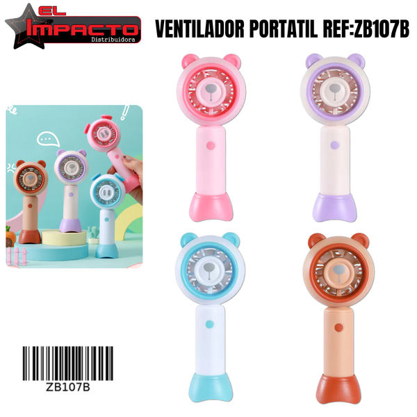 VENTILADOR PORTATIL ZB107B