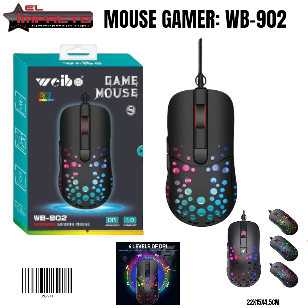 MOUSE WB-902 – Distribuidora el Impacto