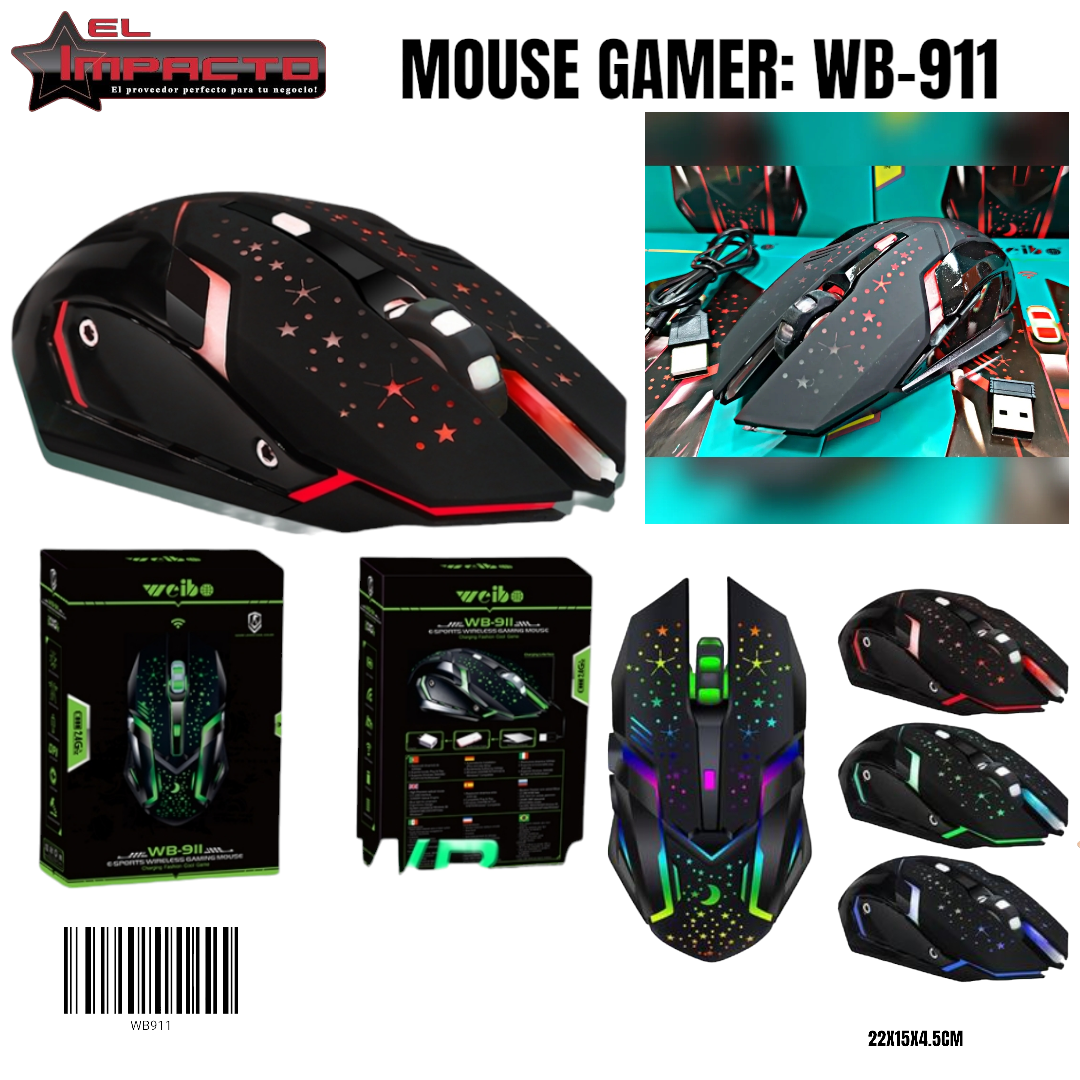 MOUSE WB-911 – Distribuidora el Impacto