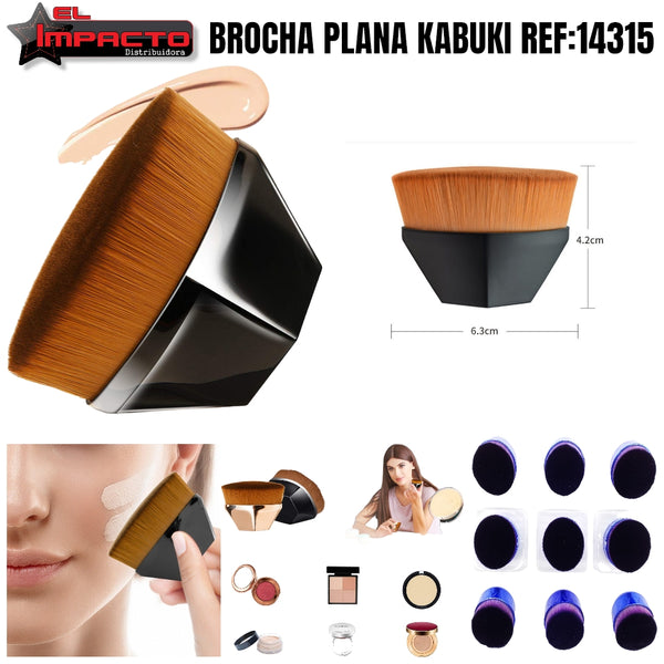 BROCHA PLANA KABUKI 14315
